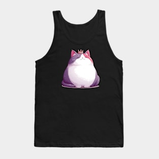 Chunky Kawaii Cat Queen Tank Top